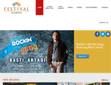 Tablet Screenshot of festivalsupermall.com